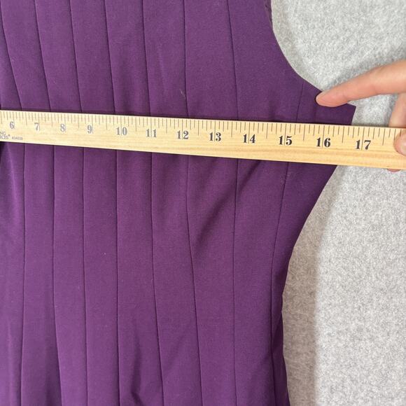 Calvin Klein Dress 4P Pleated Preppy Twee Career Church Academia Secretary Mod - Picture 6 of 12